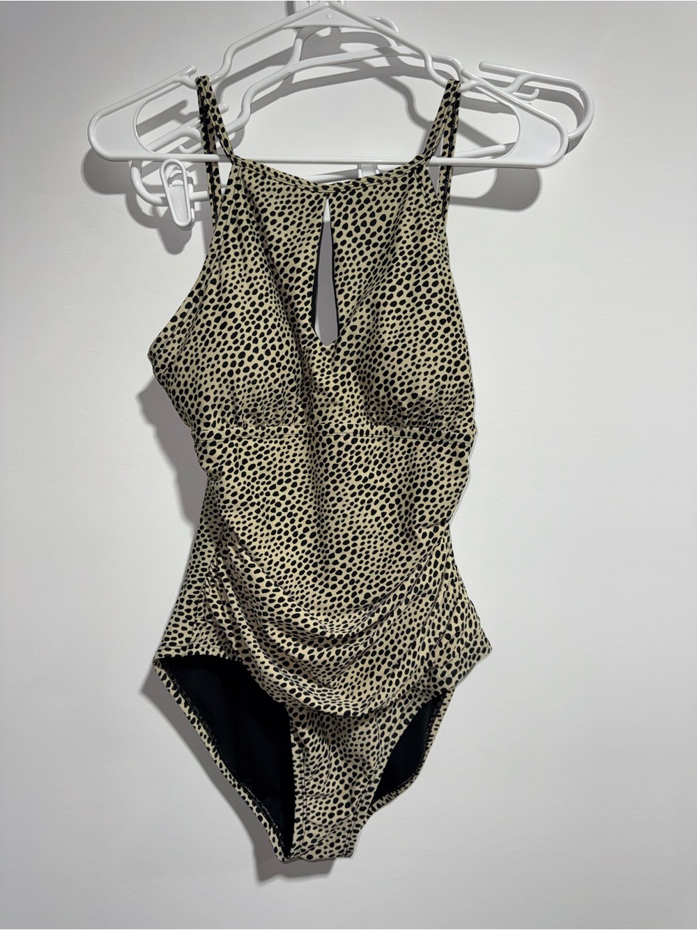 Ellen Tracy leapord print Bathing Suit. Size 10